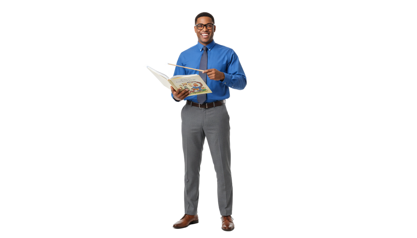 male teacher clipart png PNG transparent background