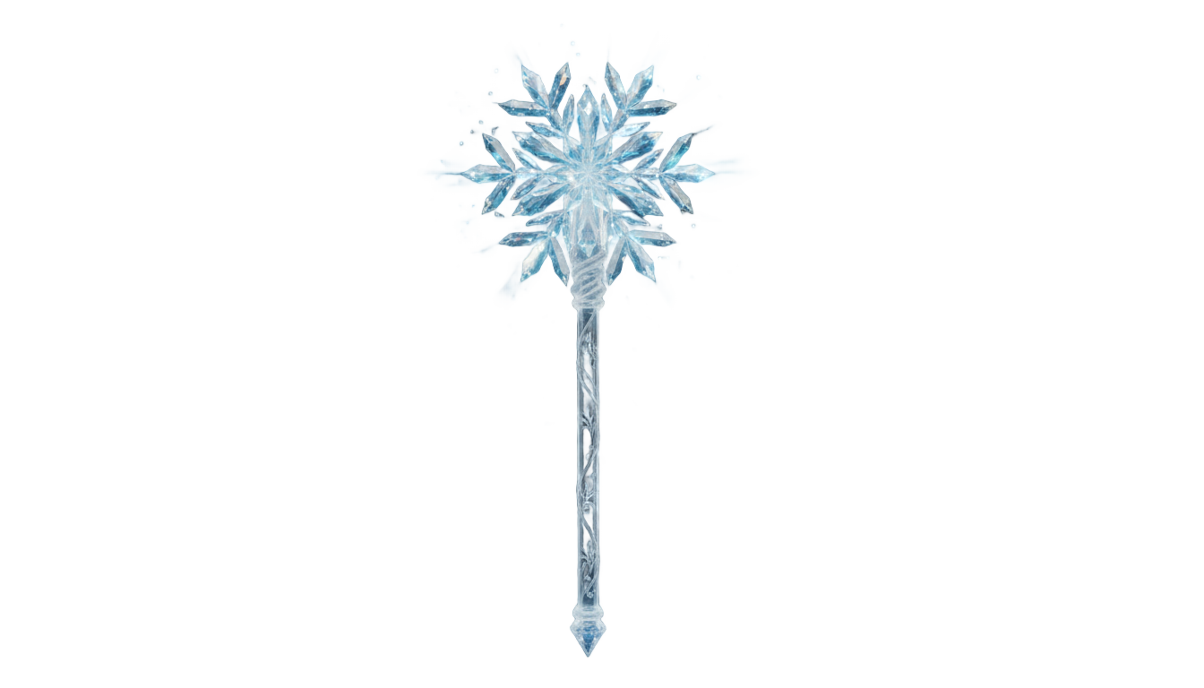 ice queen wand png PNG transparent background