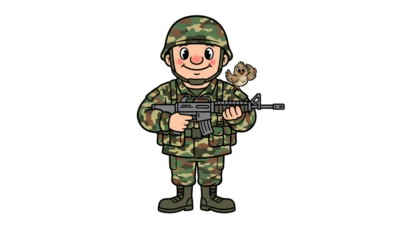 animated soldier png PNG transparent background