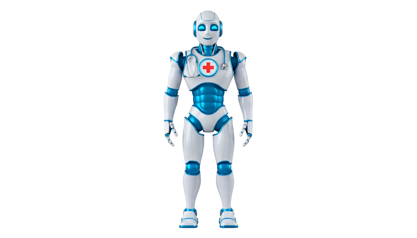 robot doctor png PNG transparent background