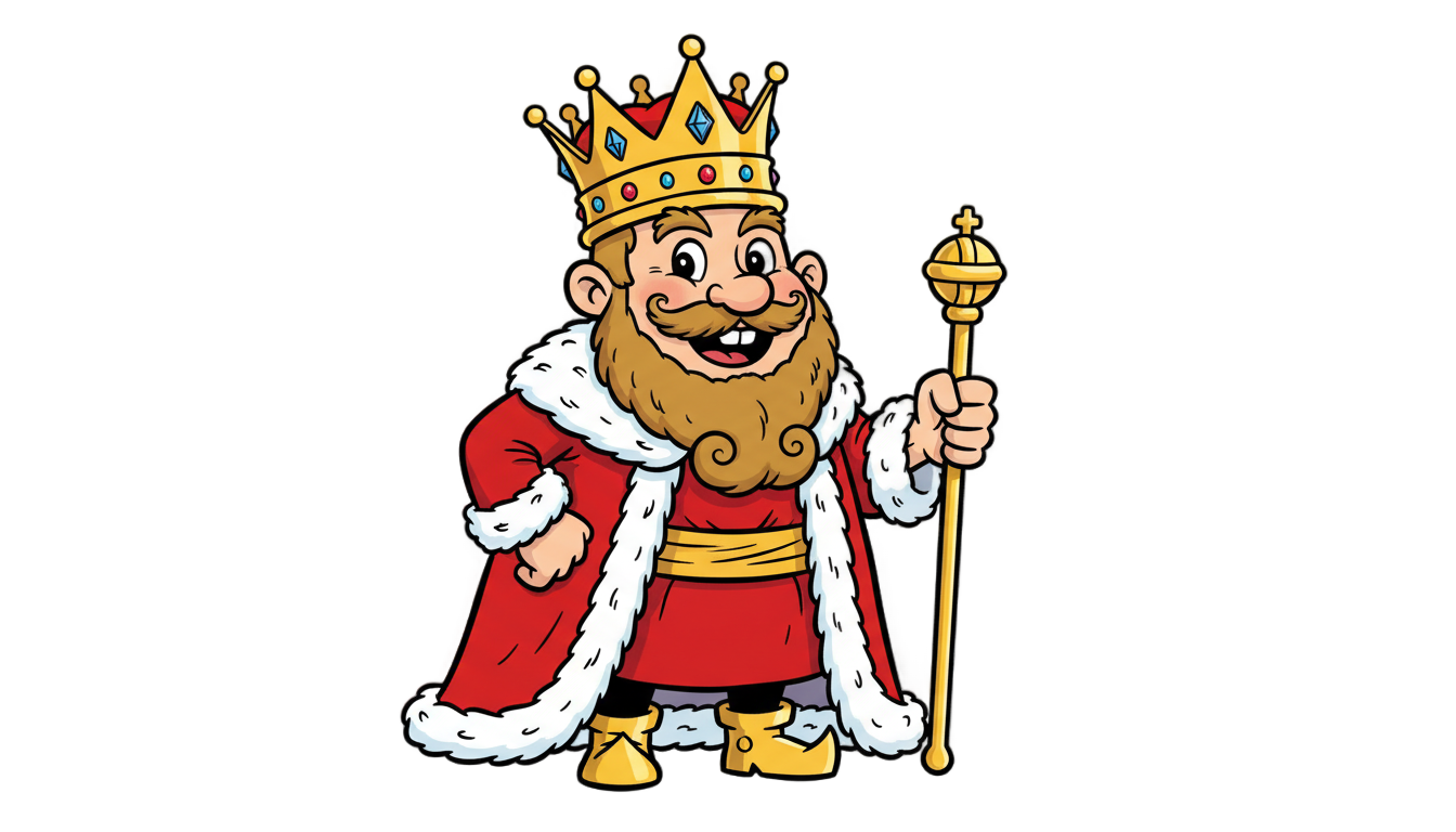 king cartoon png PNG transparent background