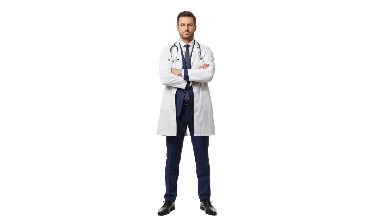 doctor standing png PNG transparent background