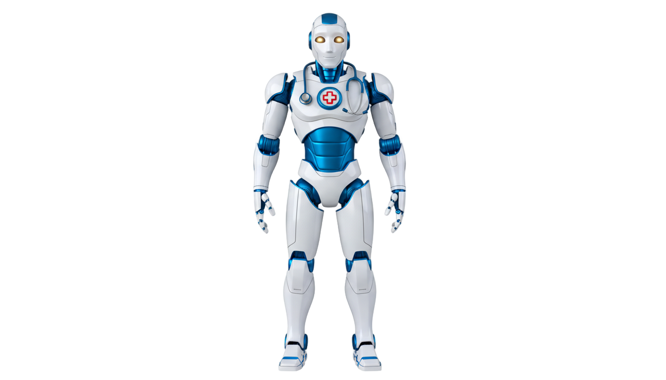 robot doctor png PNG transparent background
