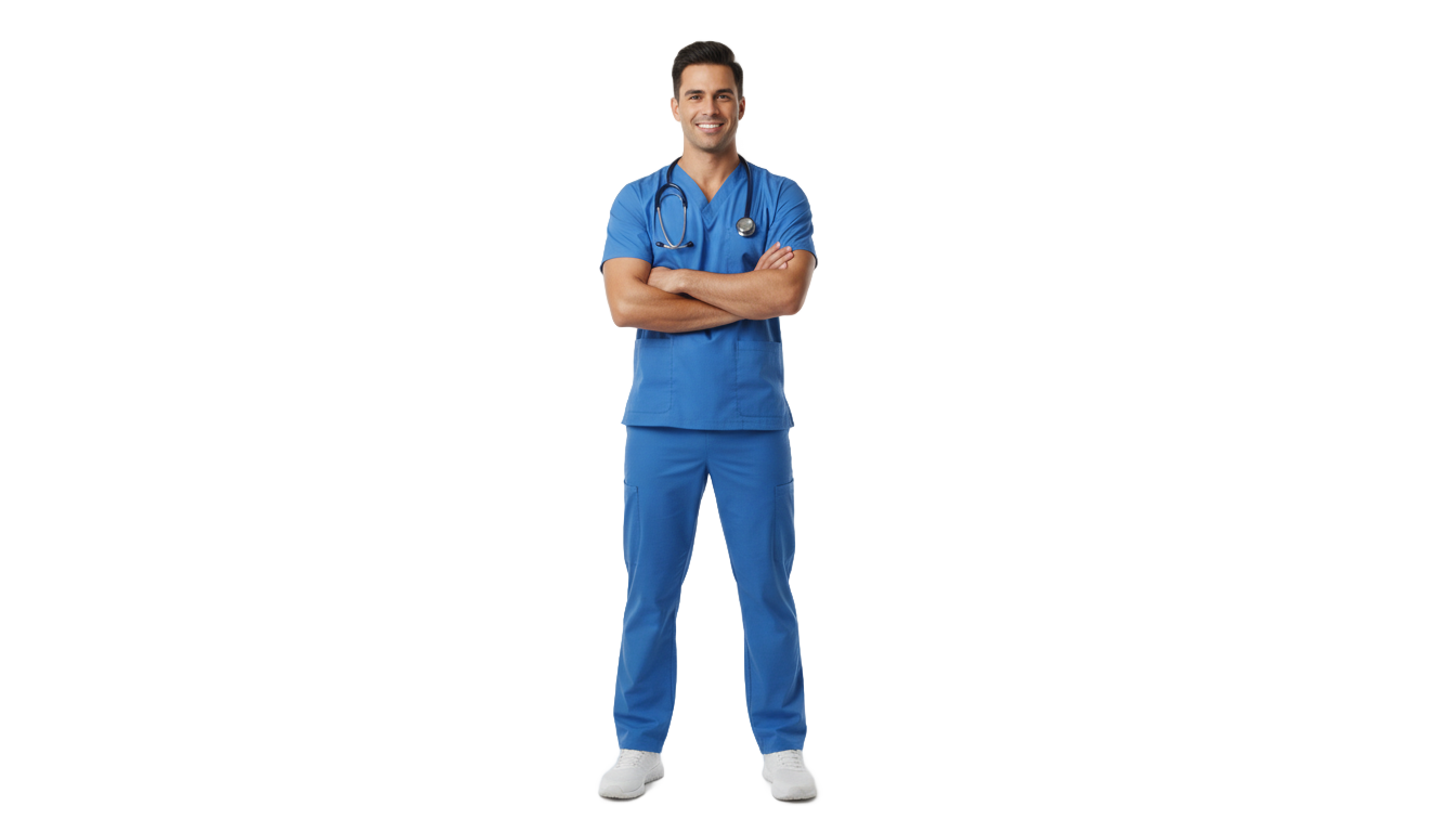 male nurse png PNG transparent background