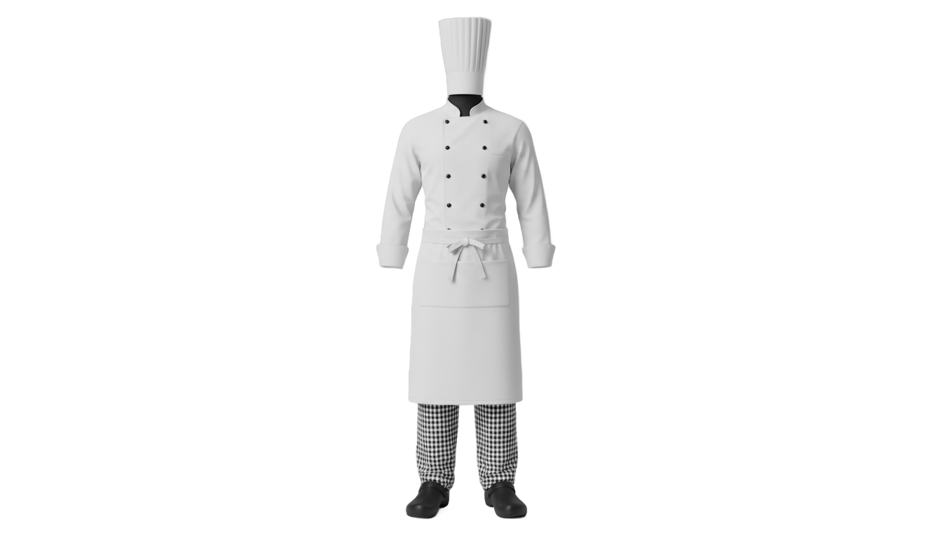 chef outfit png PNG transparent background