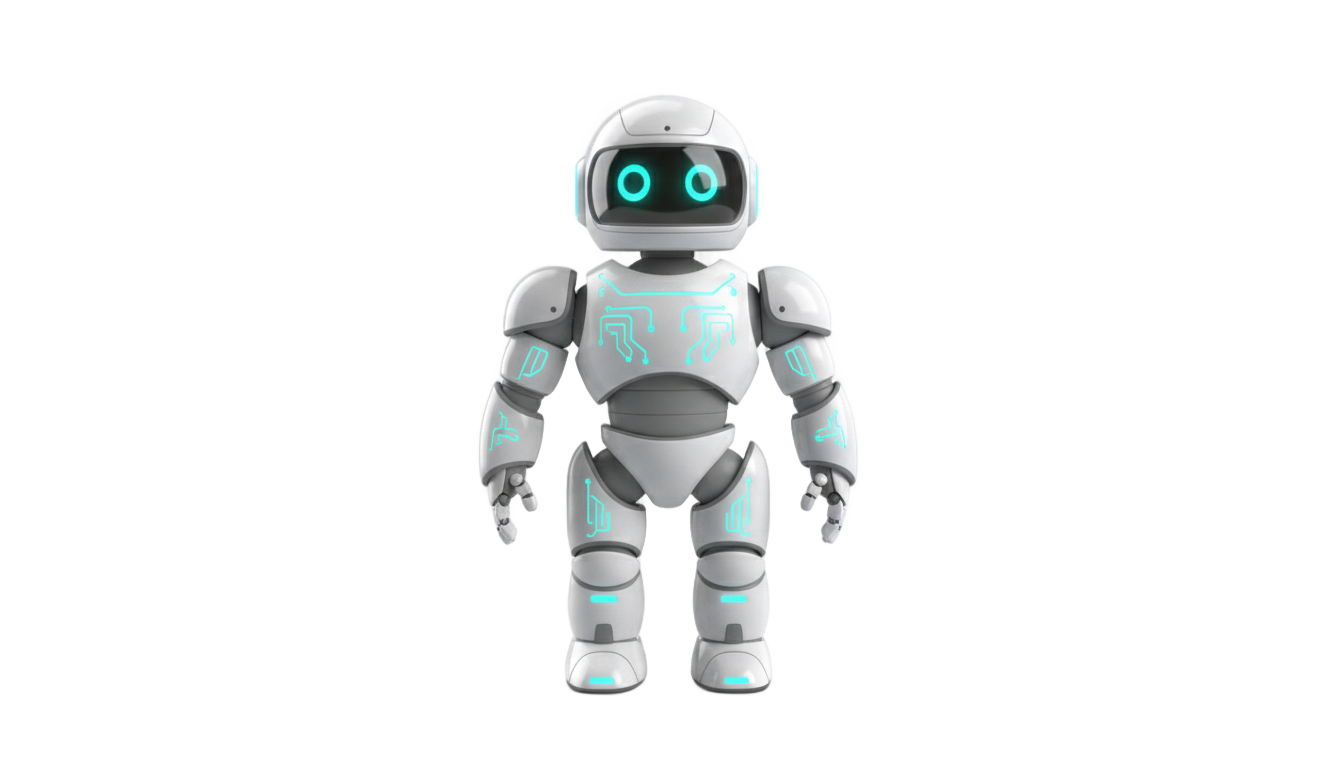 ai robot vector png PNG transparent background