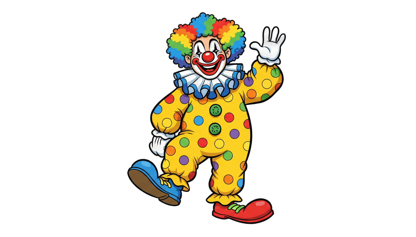 clown png cartoon PNG transparent background