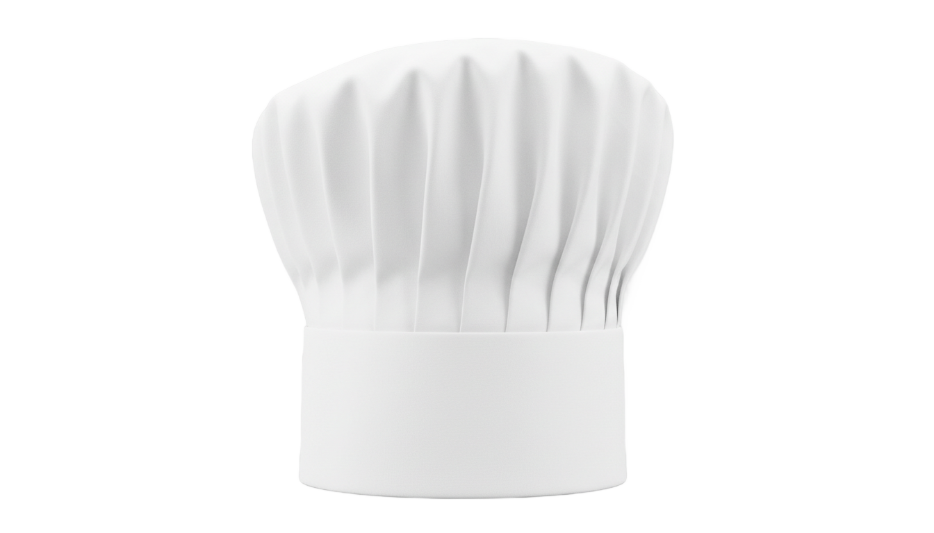 gorro de chef en png PNG transparent background