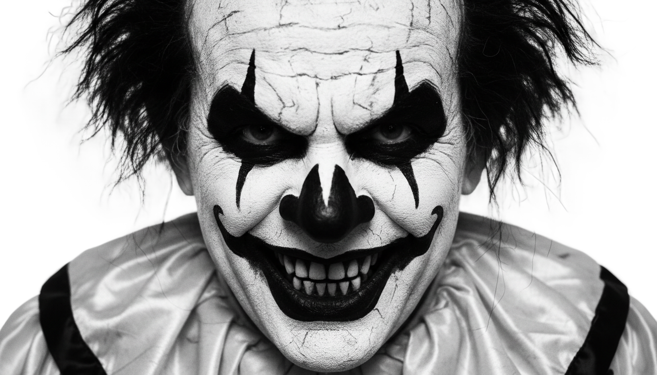 art the clown face png PNG transparent background