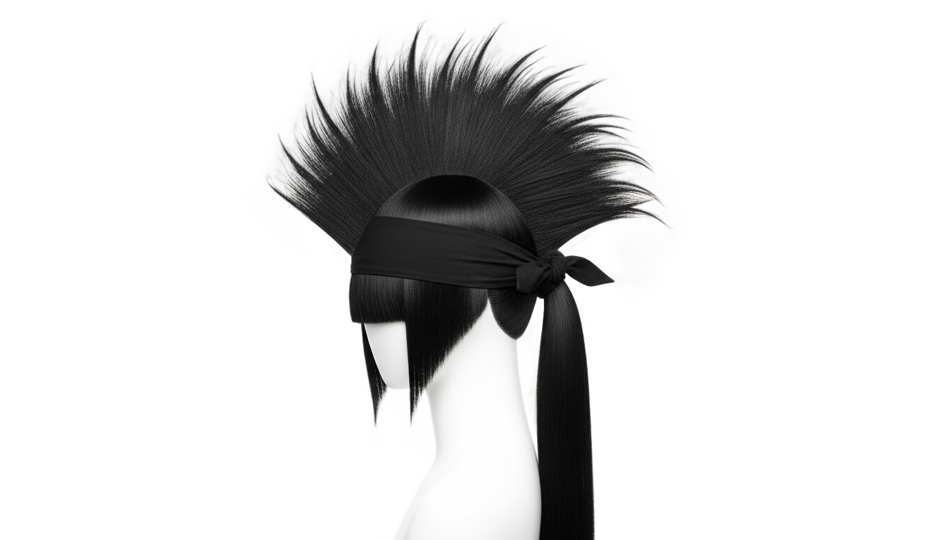 ninja hair png PNG transparent background
