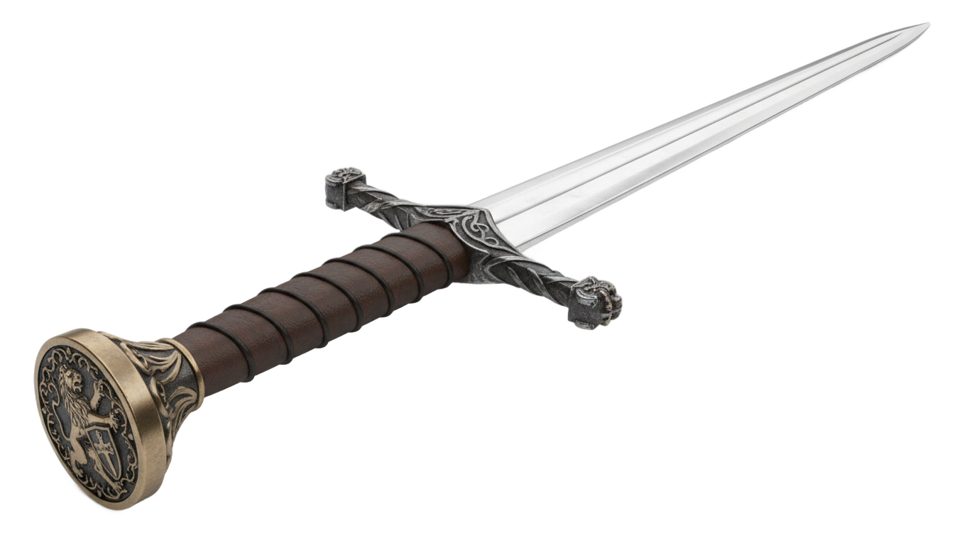 roaring knight sword png PNG transparent background