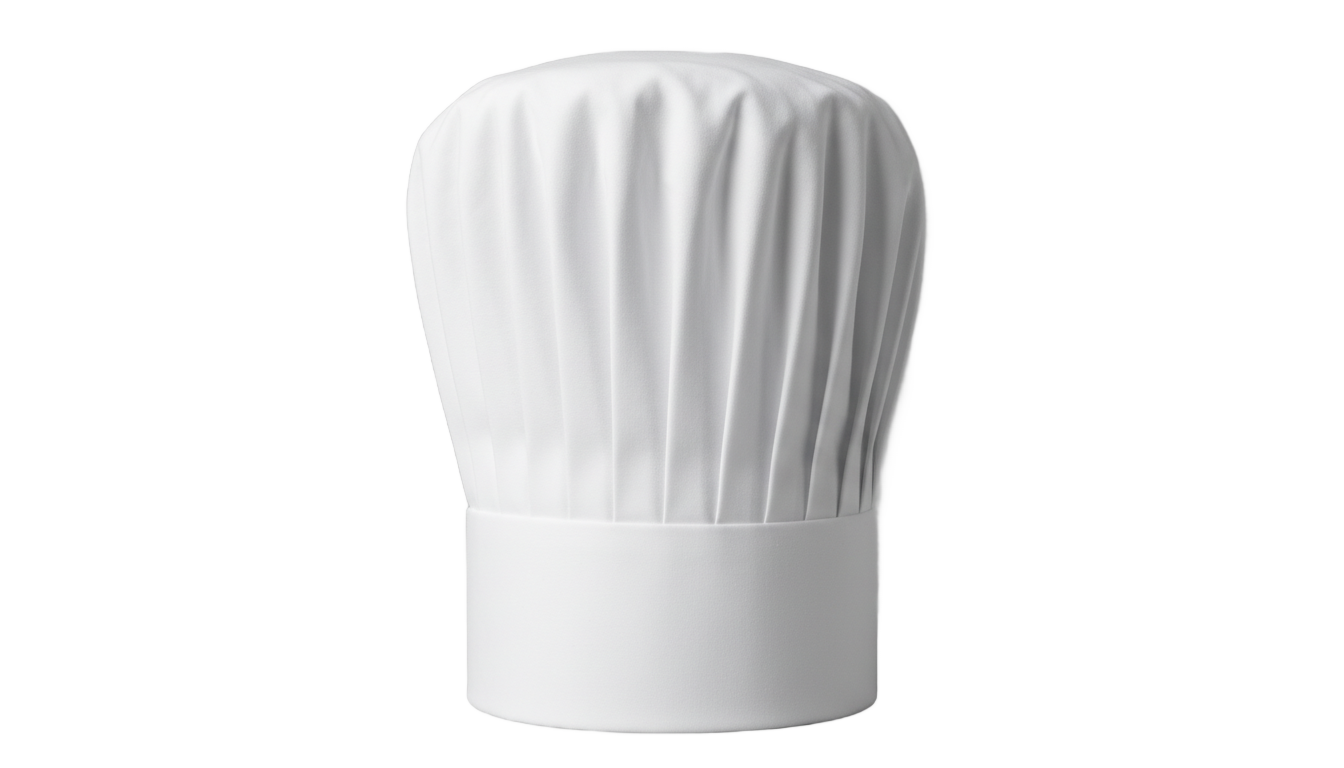 white chef hat png PNG transparent background