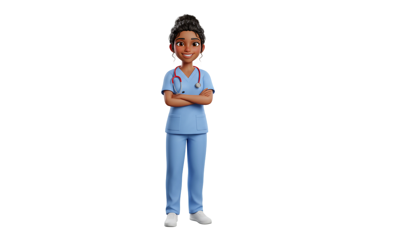 nurse stickers png PNG transparent background
