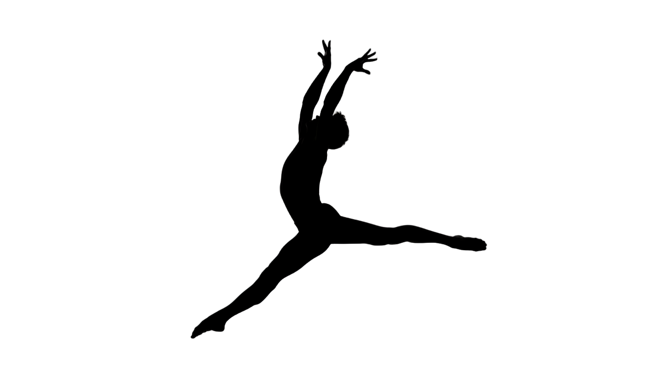 male dancer silhouette png PNG transparent background