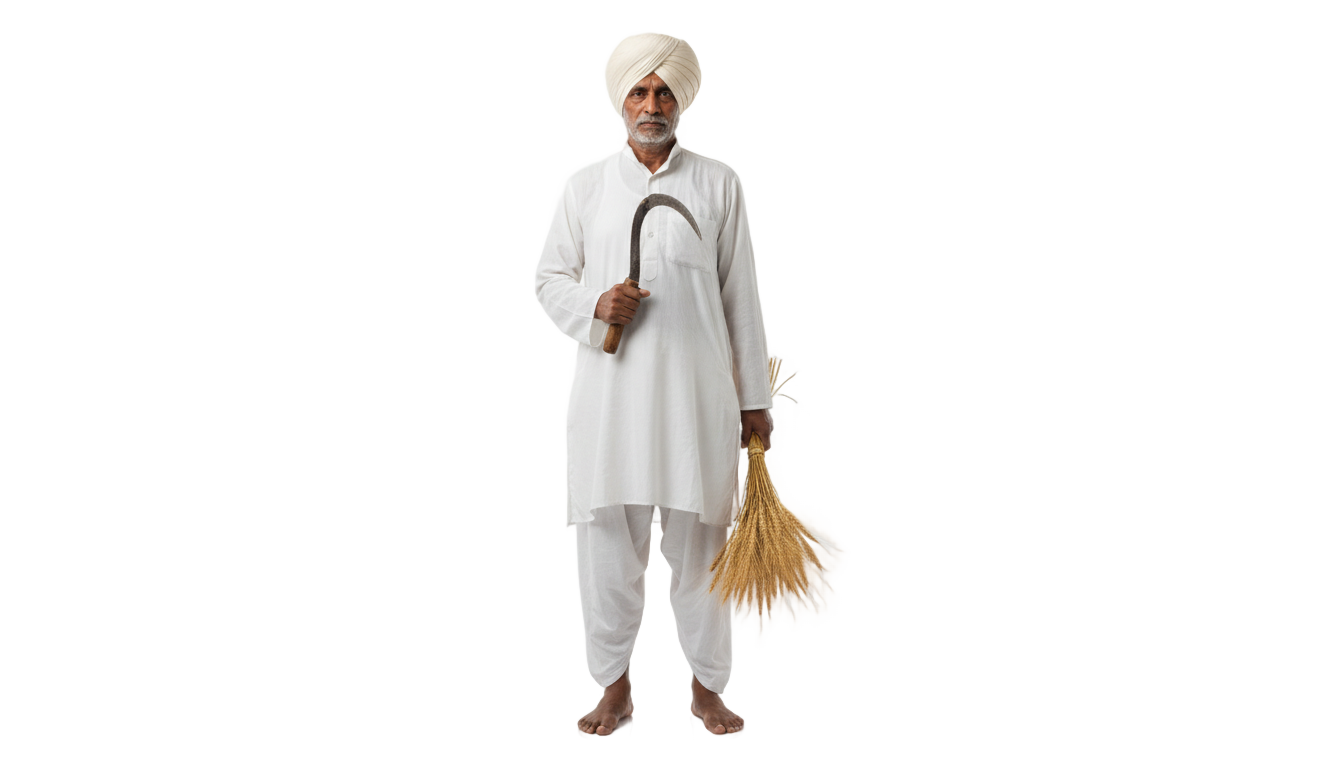 indian farmer clipart png PNG transparent background