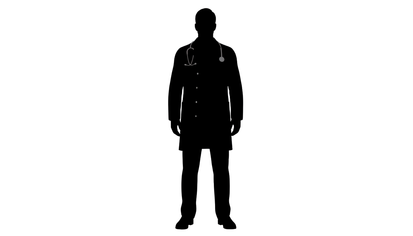 doctor silhouette png PNG transparent background