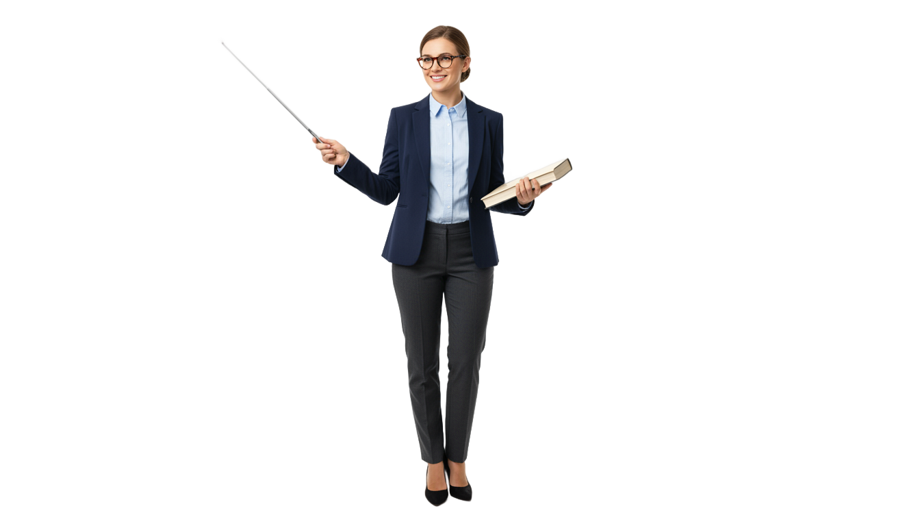 female teacher clipart png PNG transparent background