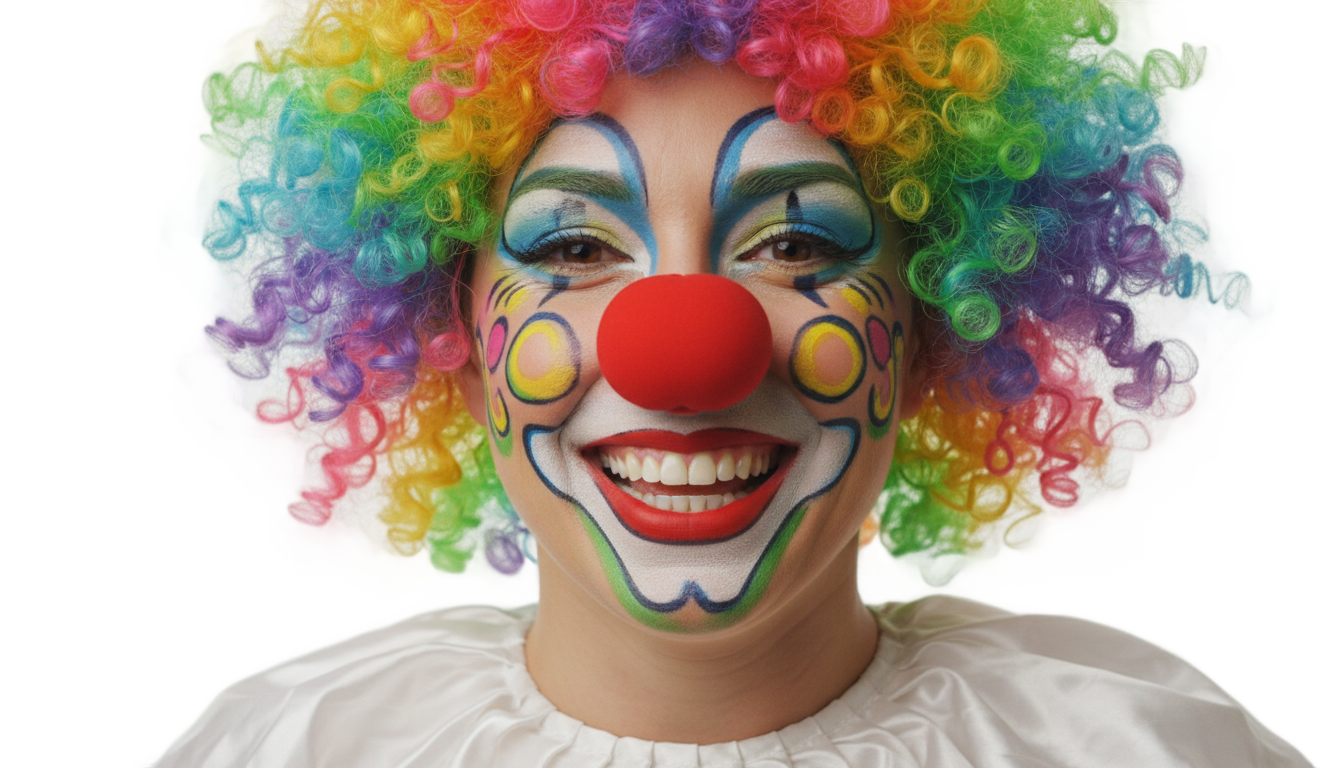 clown sticker png PNG transparent background