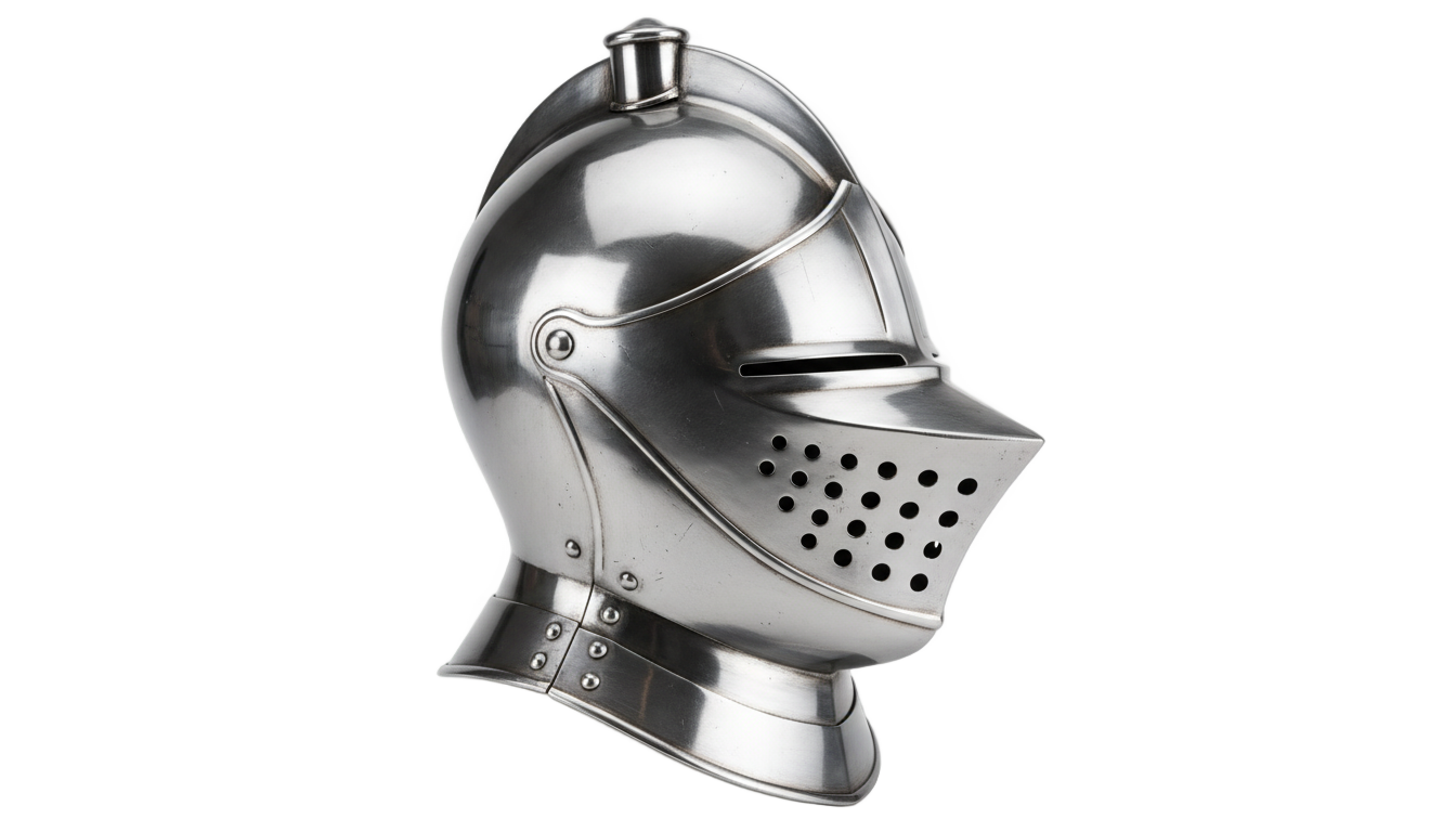 medieval knight helmet png PNG transparent background