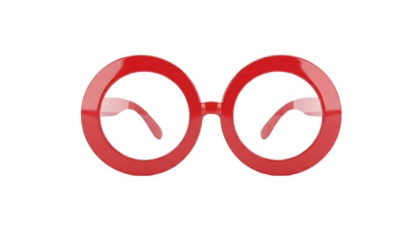 clown glasses png PNG transparent background