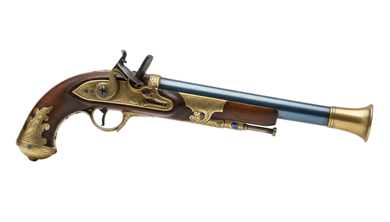 pirate gun png PNG transparent background