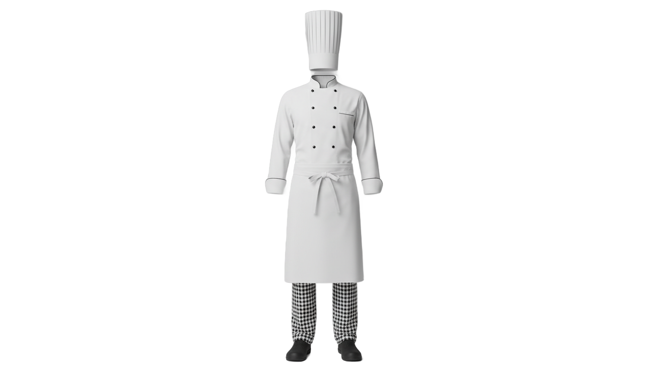 chef outfit png PNG transparent background