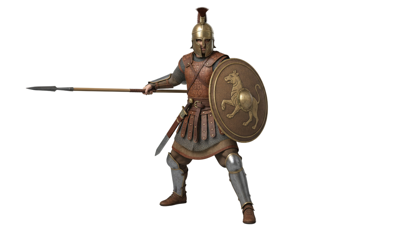 ancient soldier png PNG transparent background