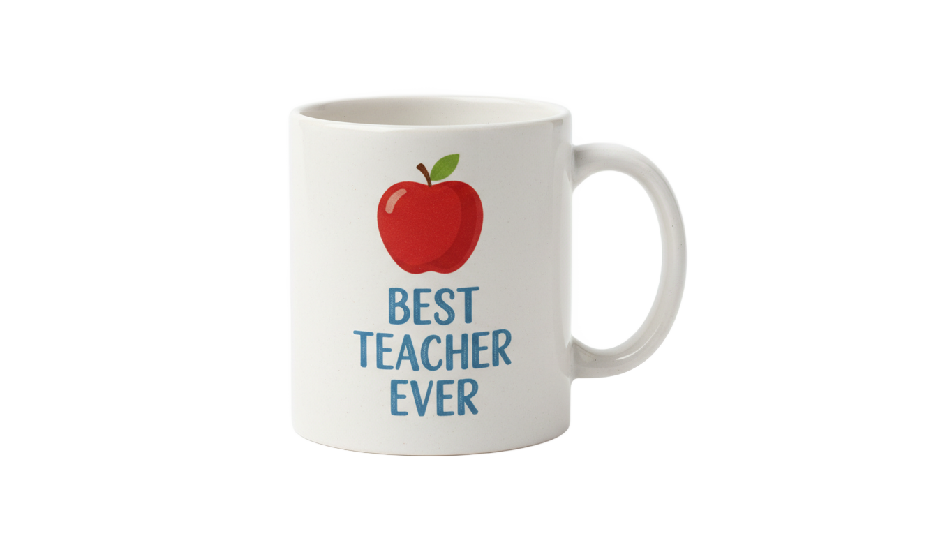 teacher mug png PNG transparent background