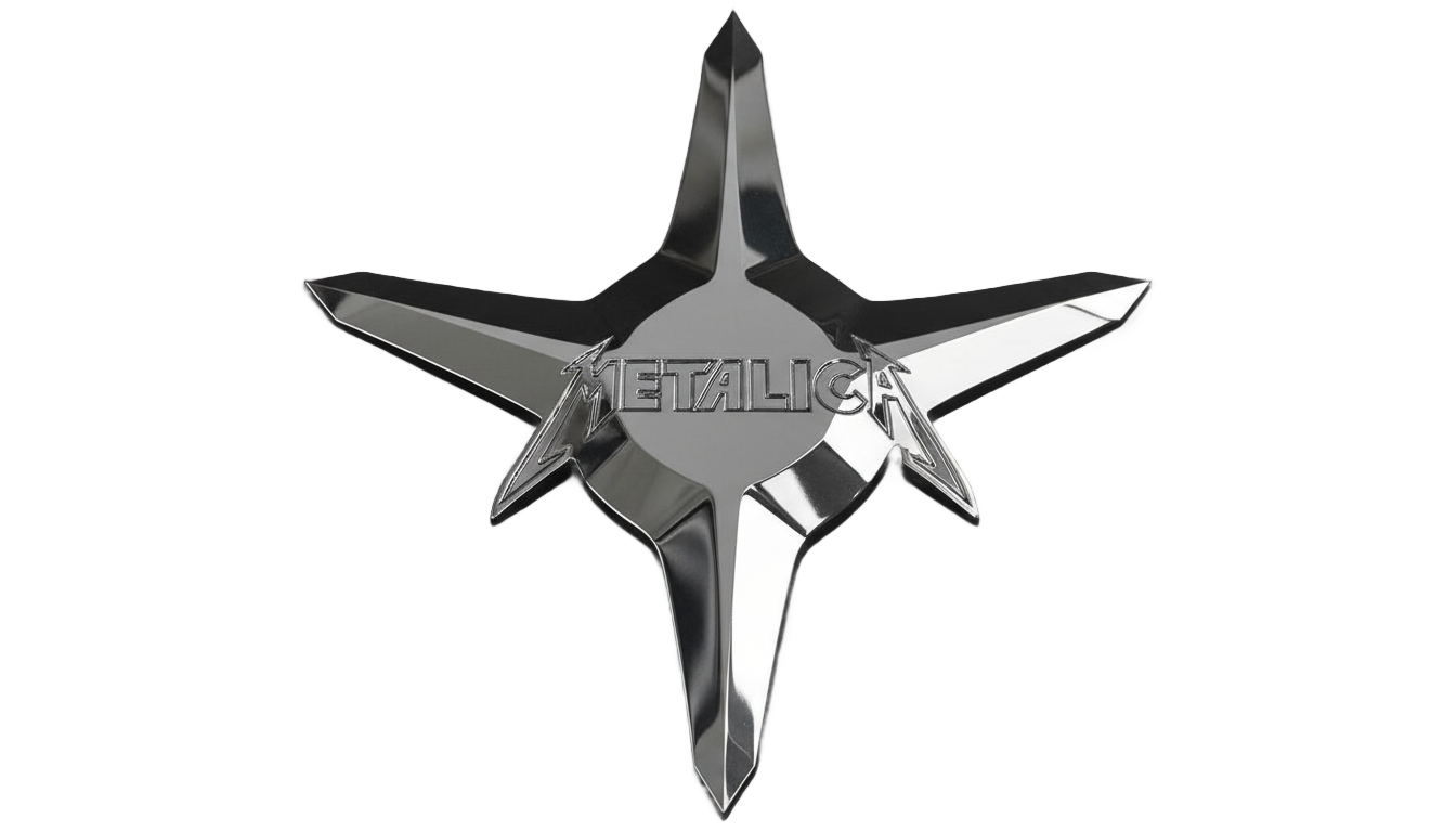 metallica ninja star png PNG transparent background
