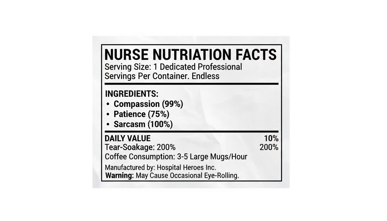 nurse nutrition facts png PNG transparent background