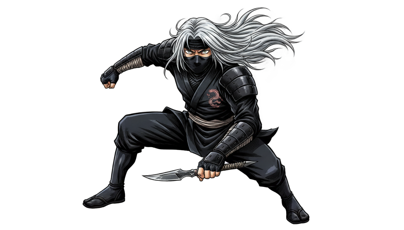 anime ninja png PNG transparent background
