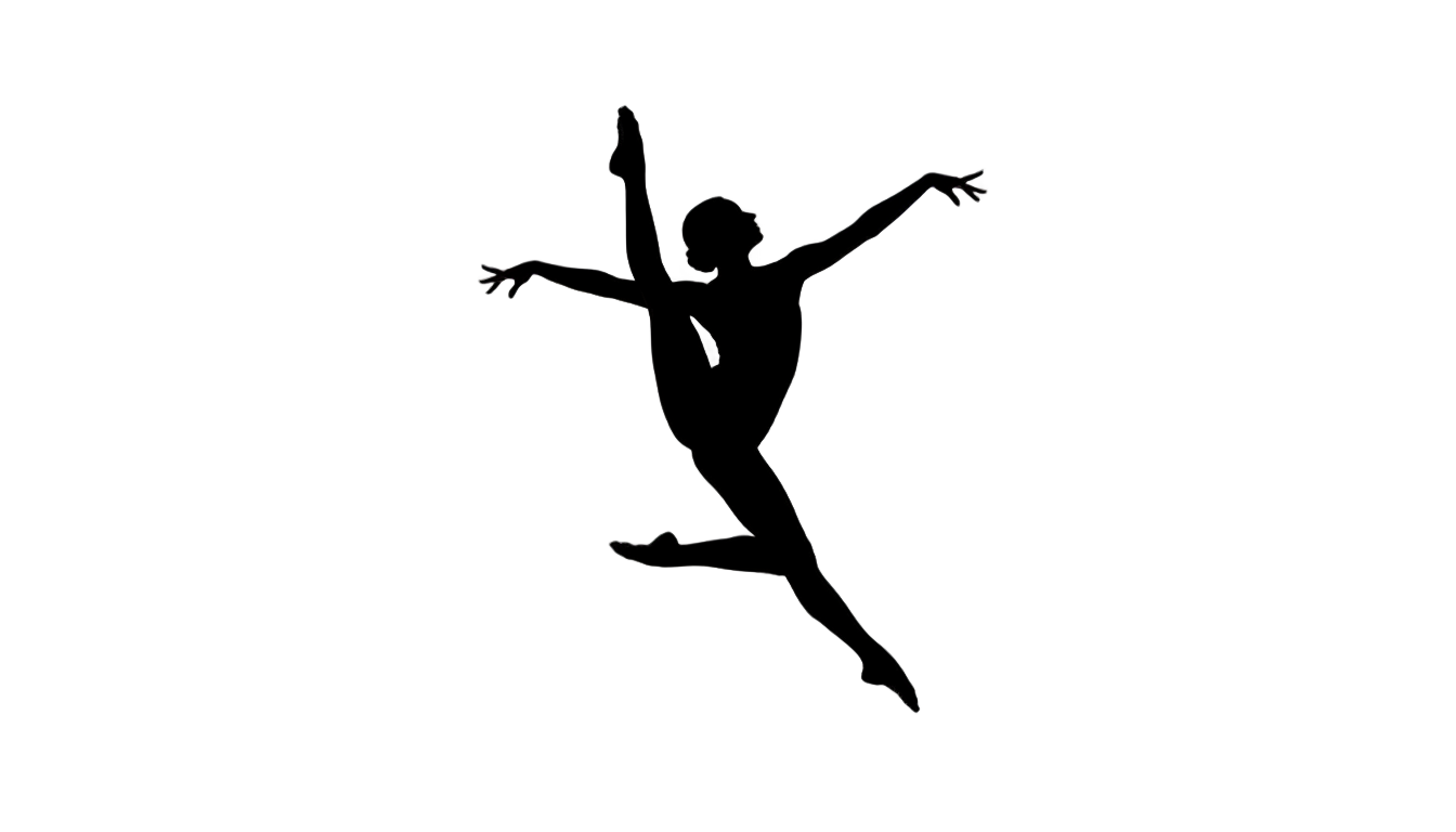 contemporary dancer silhouette png PNG transparent background