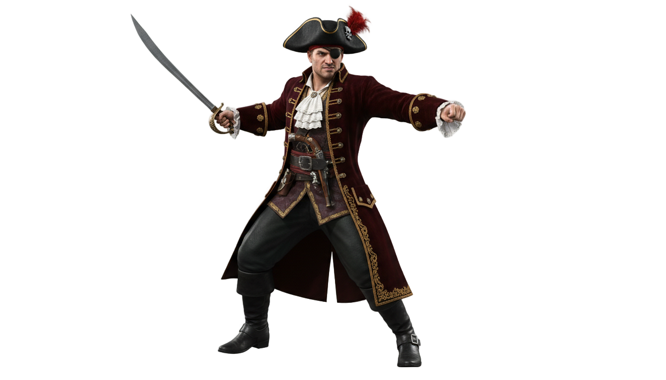 pirate majima png PNG transparent background