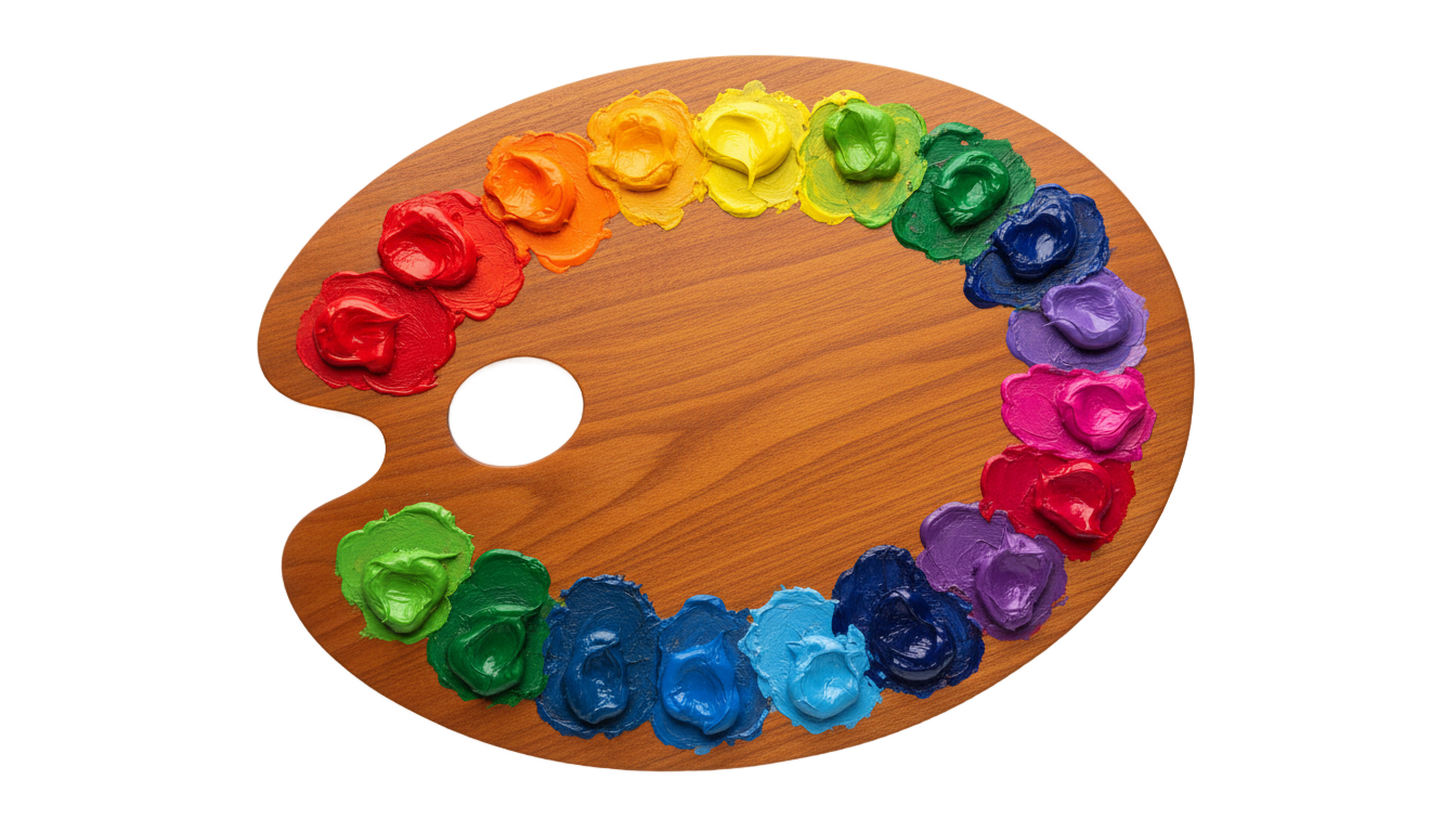 artist palette png PNG transparent background