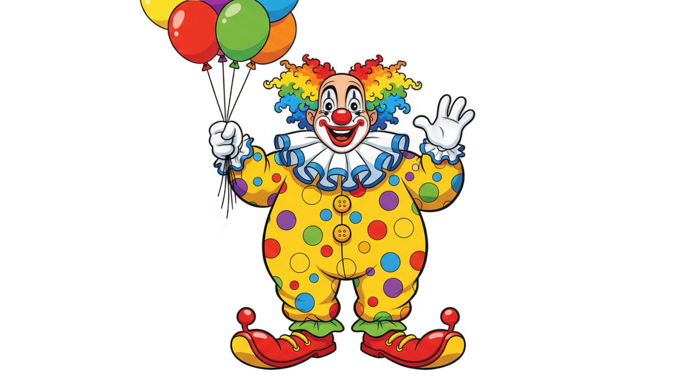 clown png cartoon PNG transparent background