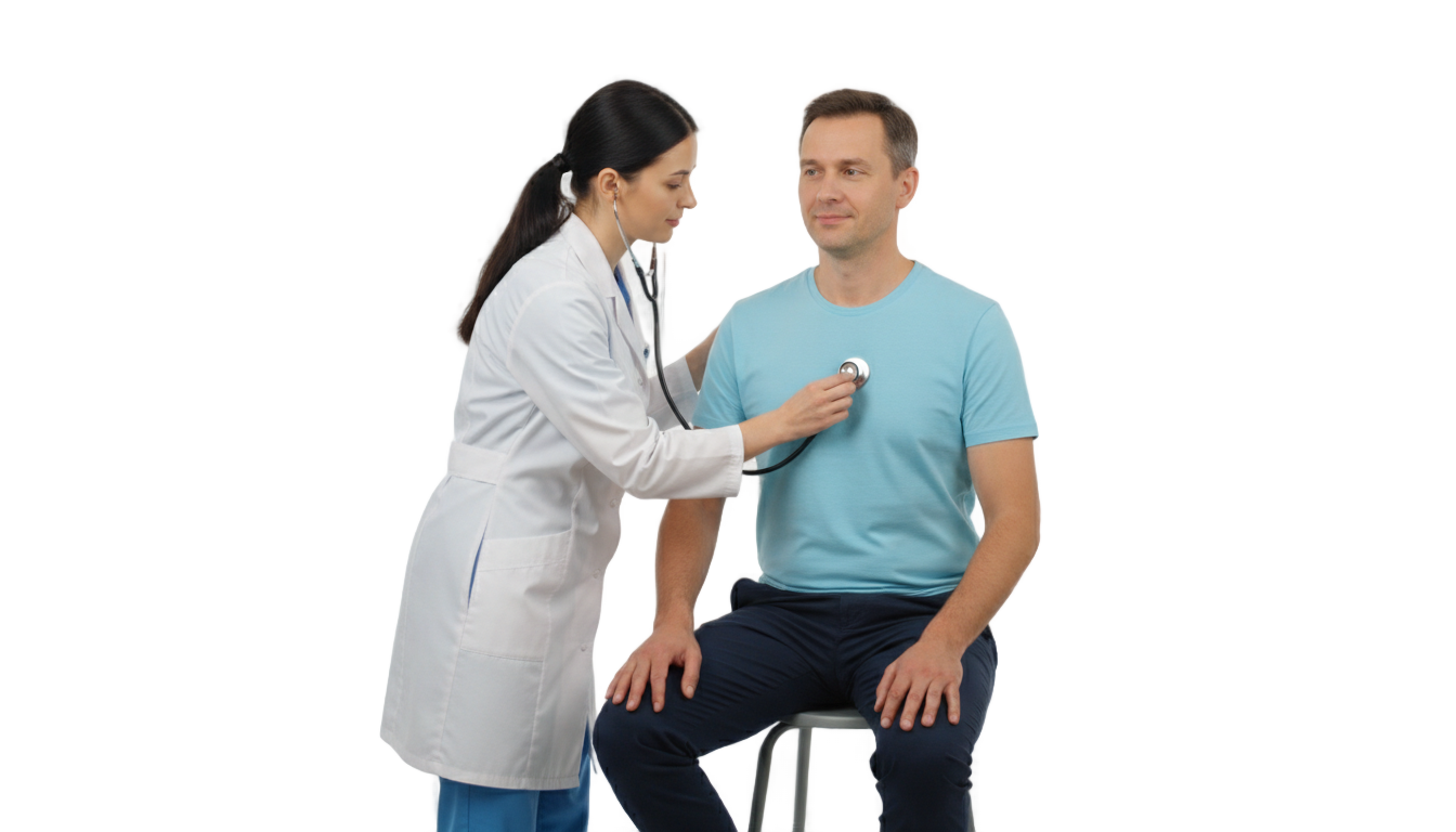 doctor checking patient png PNG transparent background