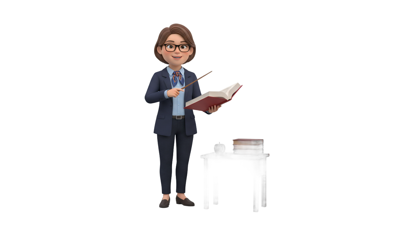teacher illustration png PNG transparent background