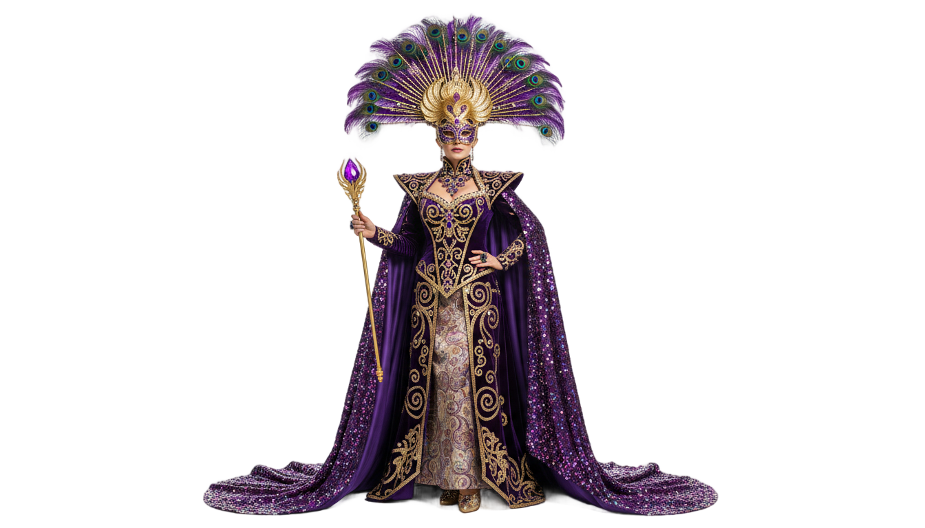 mardi gras queen png PNG transparent background