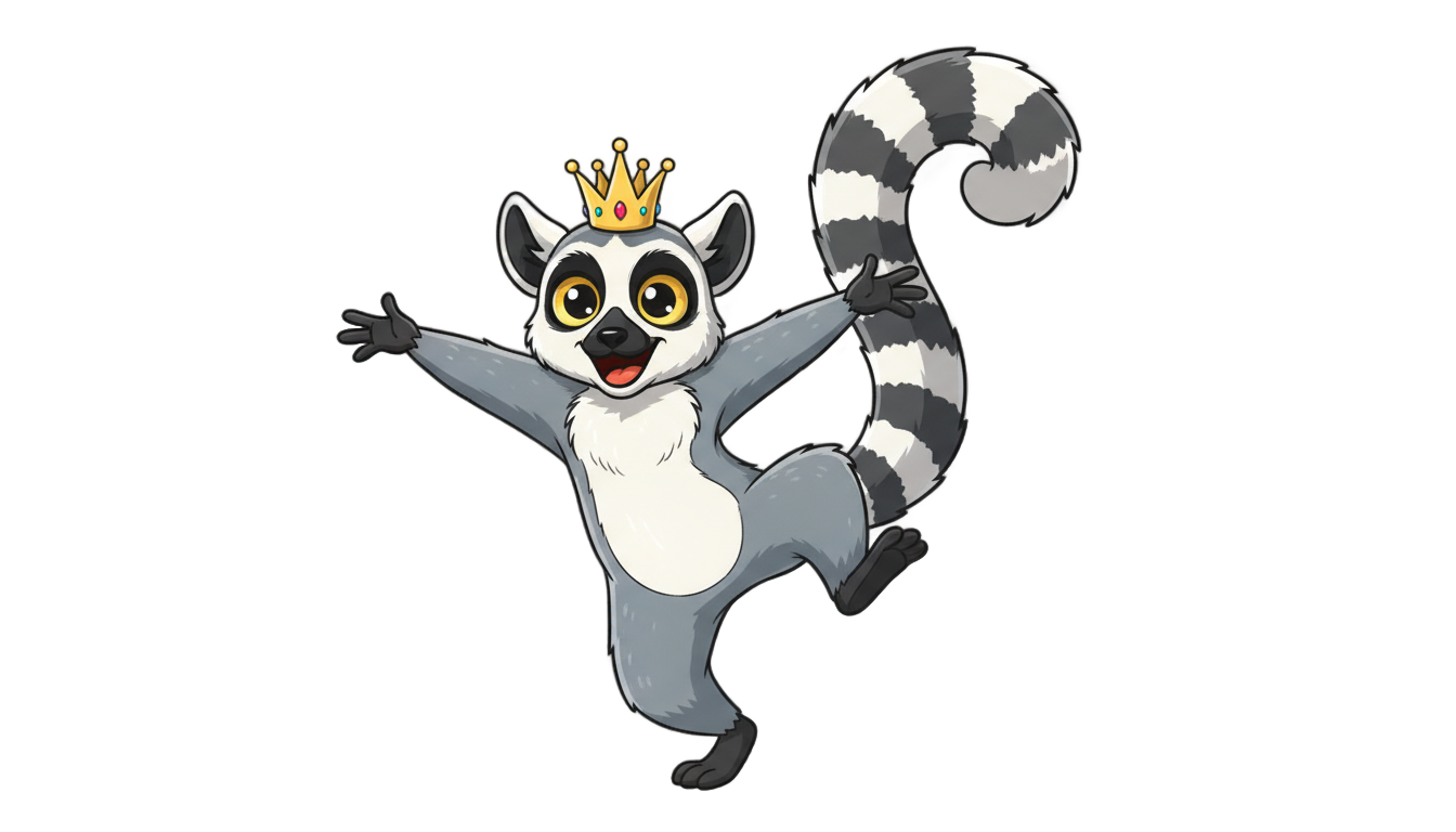king julien png PNG transparent background