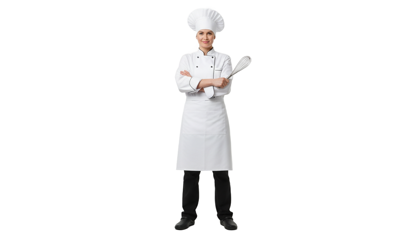 mujer chef png PNG transparent background