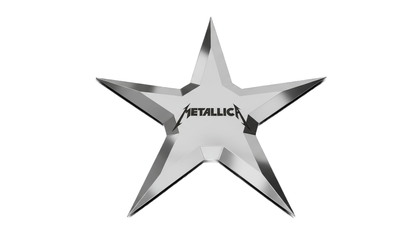 metallica ninja star png PNG transparent background