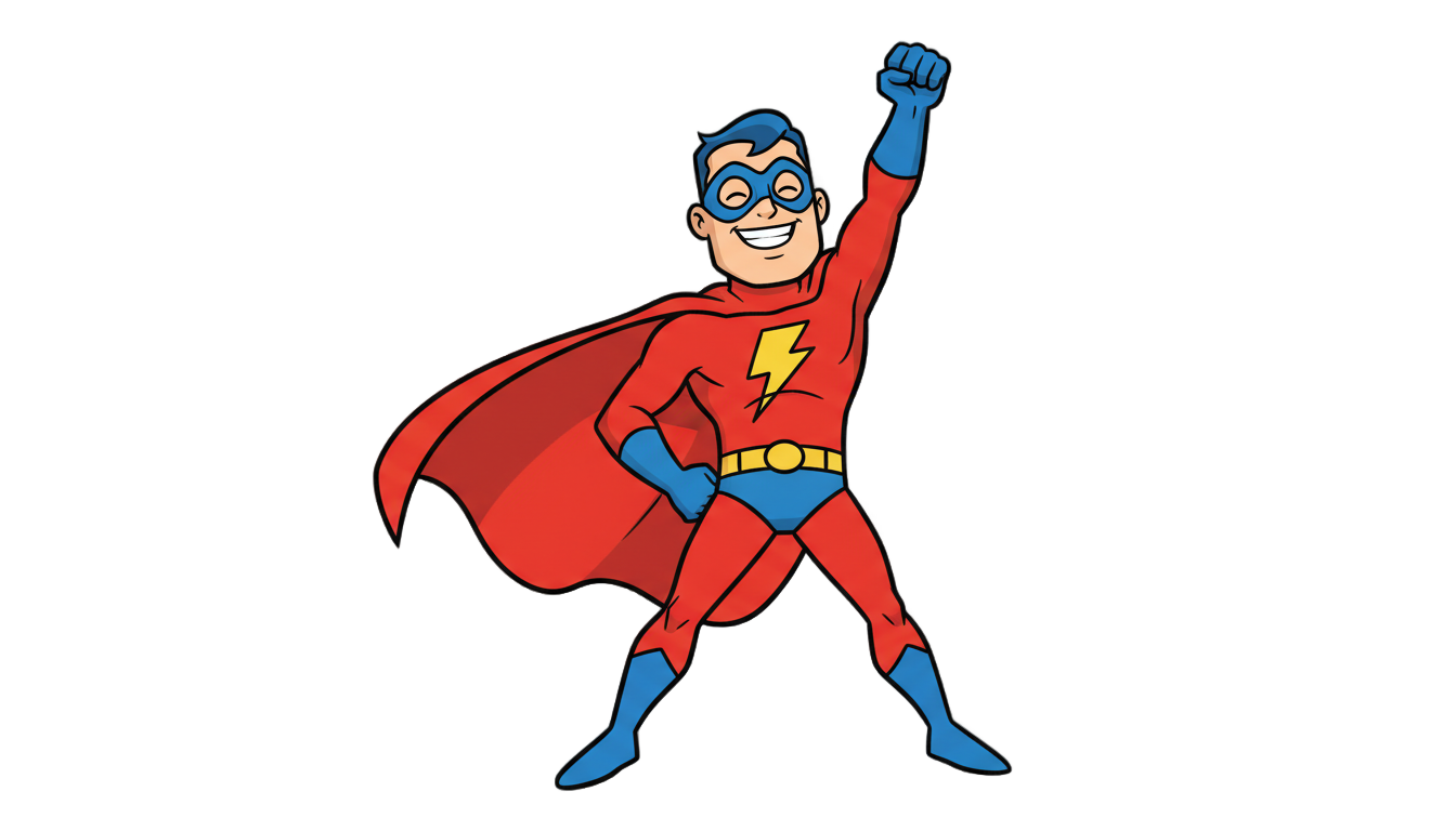 superhero emoji png PNG transparent background