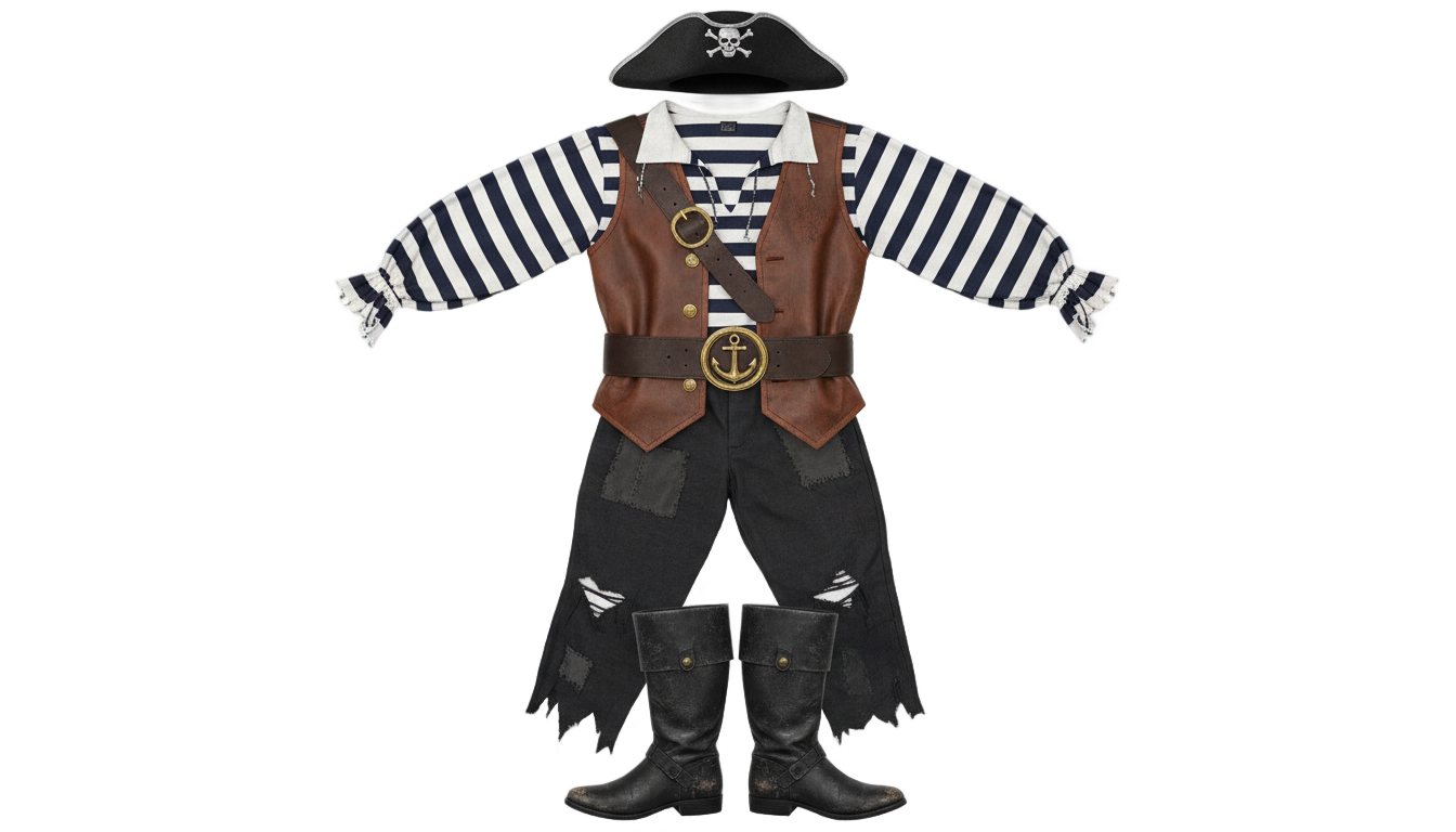 pirate costume png PNG transparent background