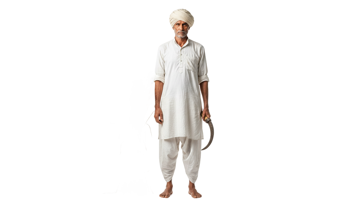 indian farmer clipart png PNG transparent background