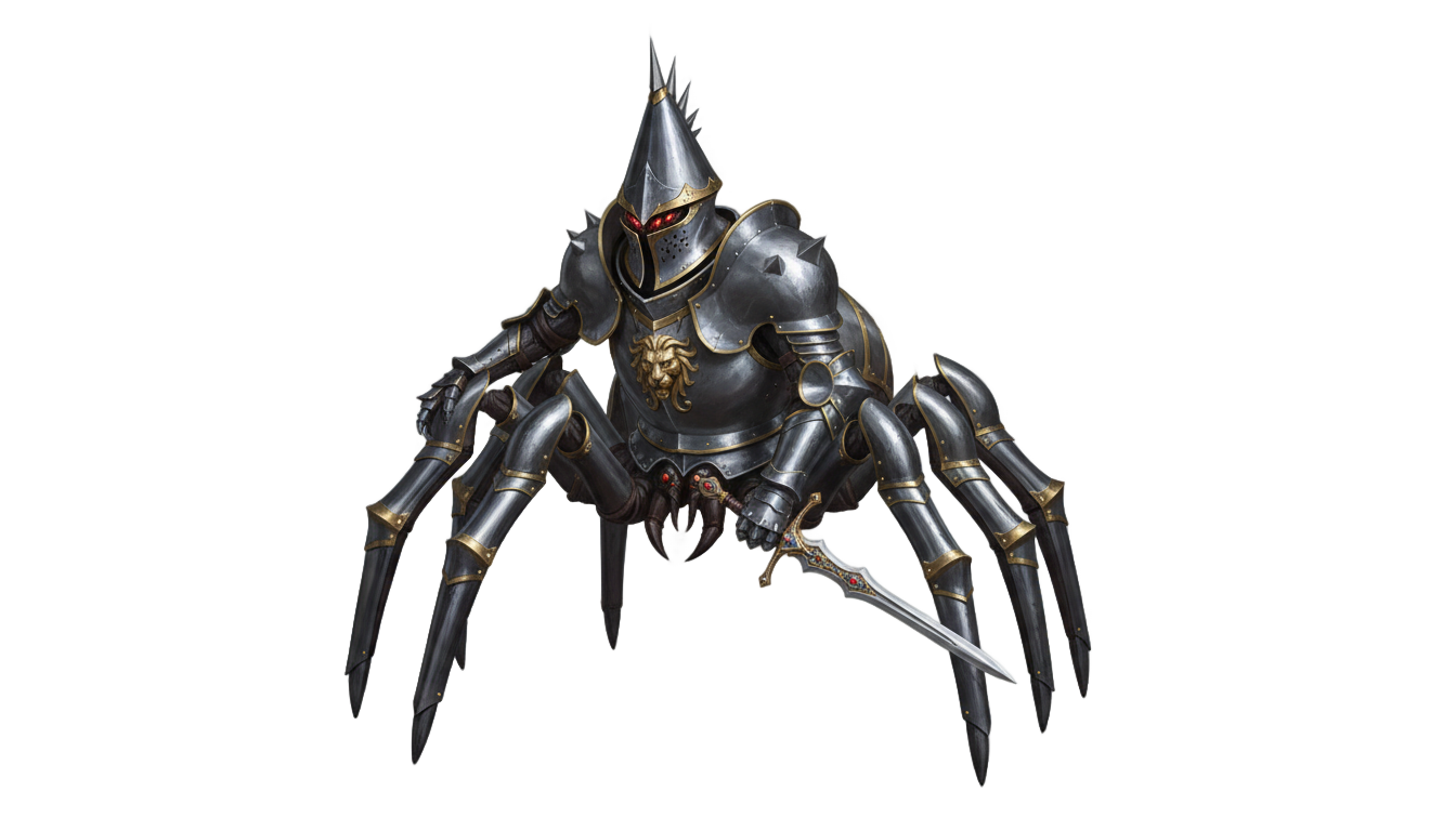 spider knight png PNG transparent background