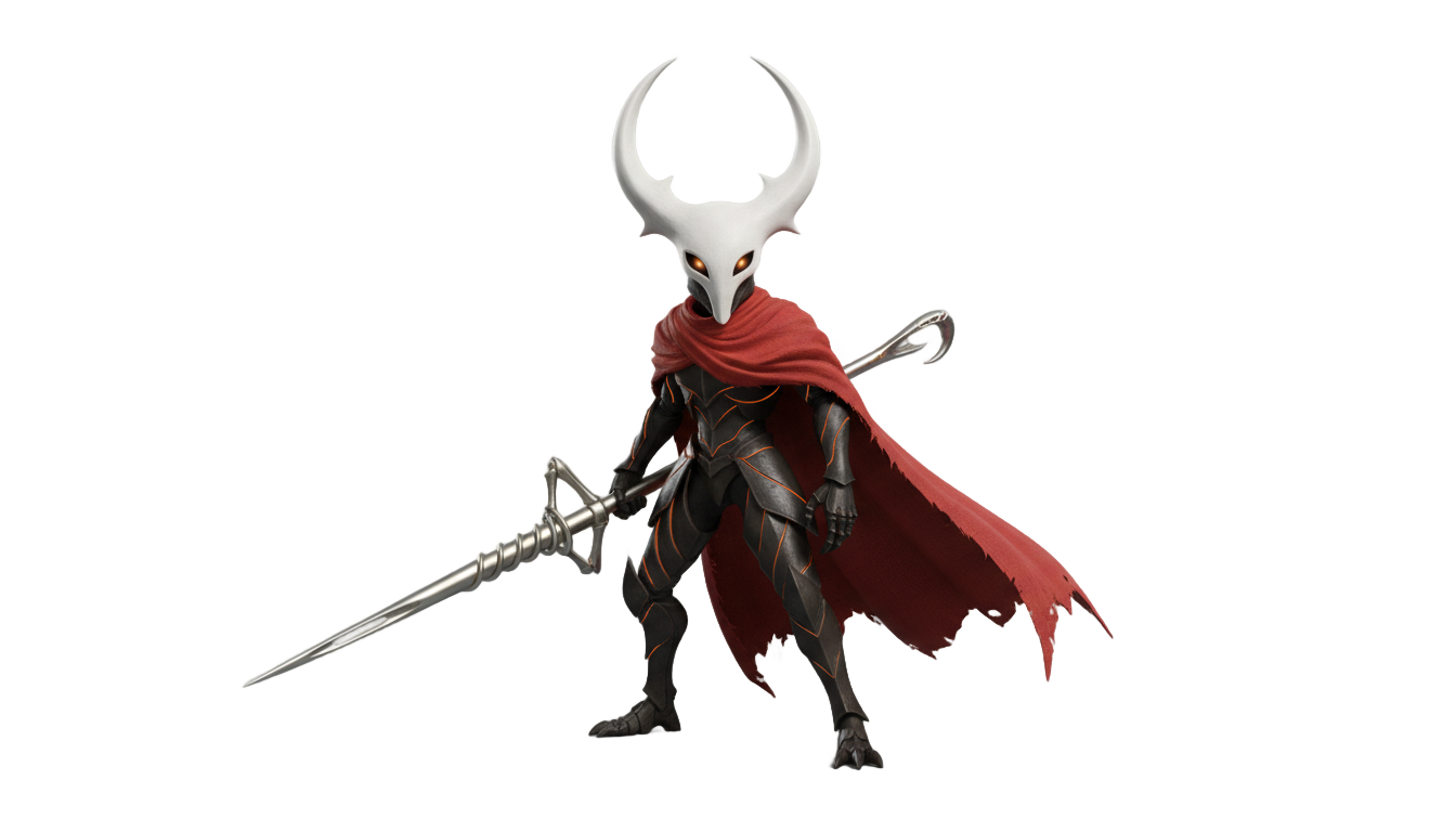 hornet hollow knight png PNG transparent background