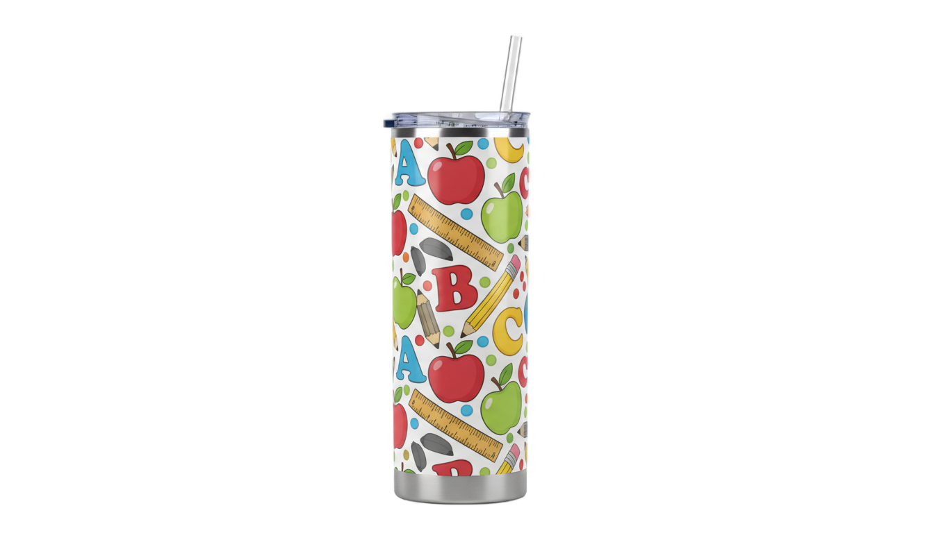 teacher tumbler png PNG transparent background