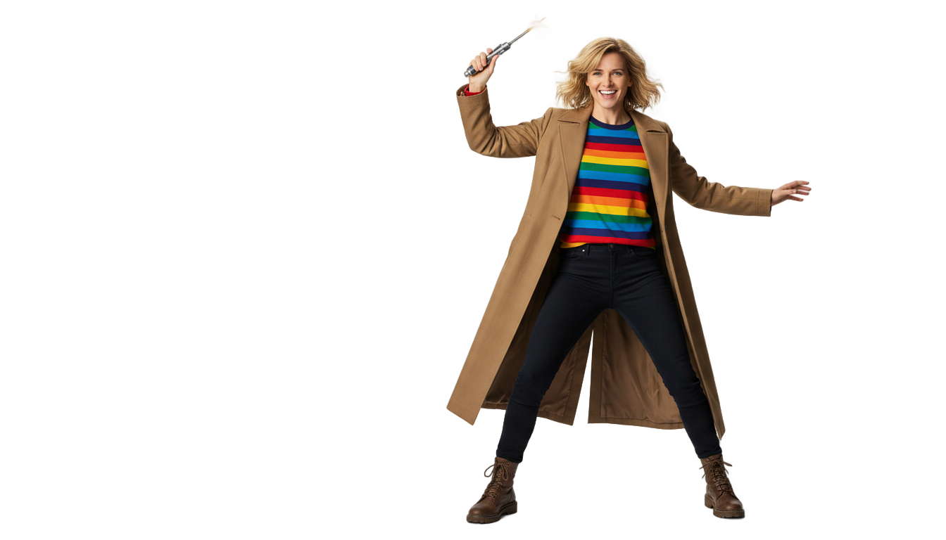 13th doctor png PNG transparent background