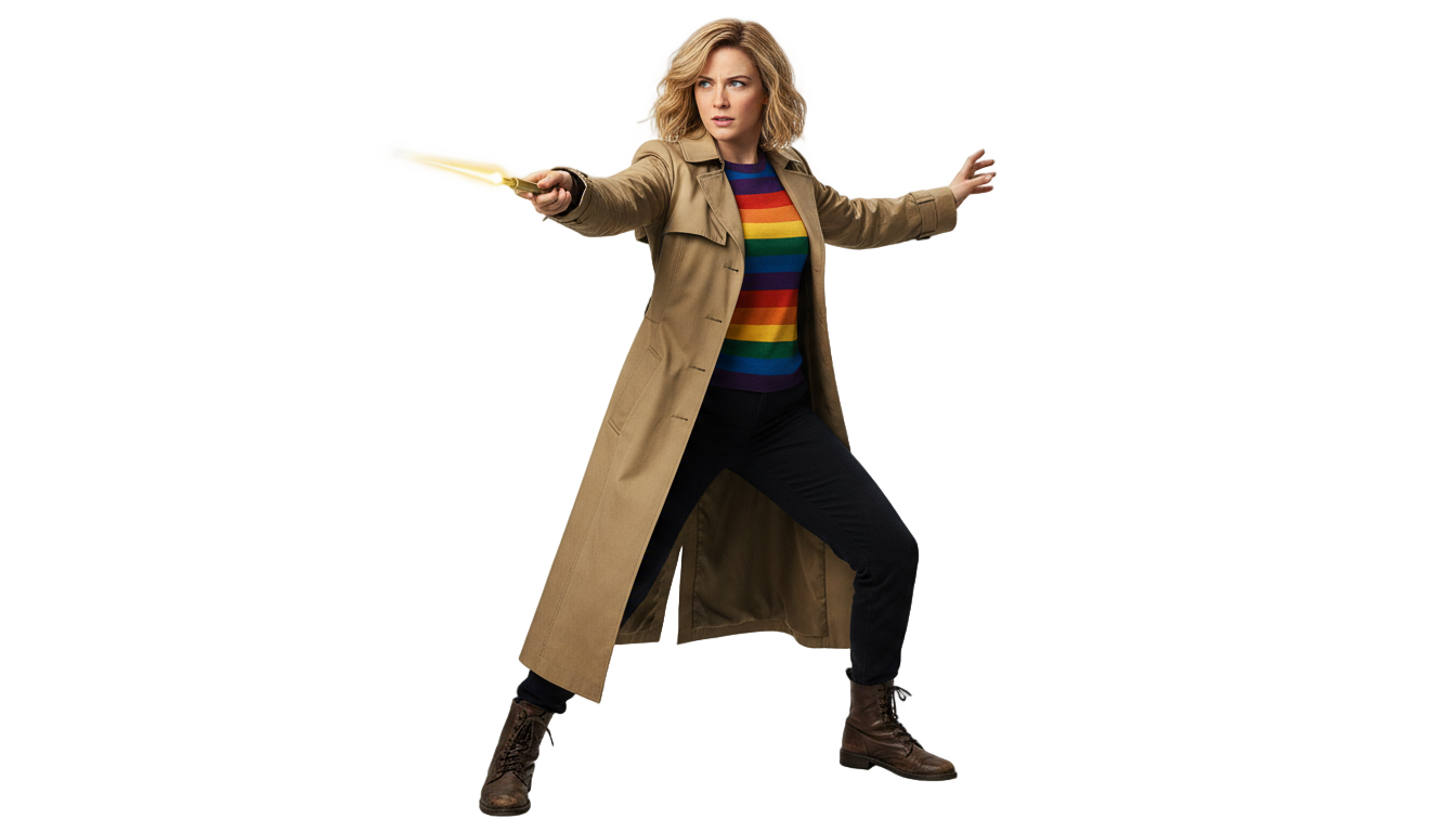 13th doctor png PNG transparent background