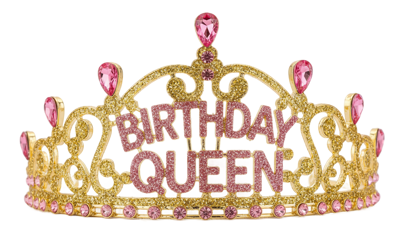birthday queen crown png PNG transparent background